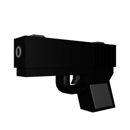 Gun  3D Icon