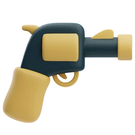 Gun  3D Icon