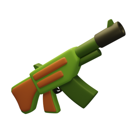 Gun  3D Icon