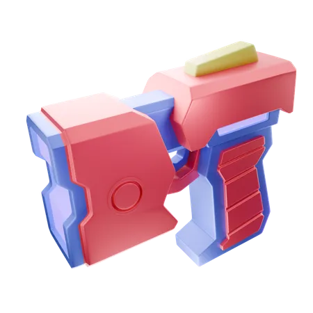 Gun  3D Icon