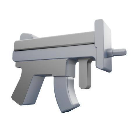 Gun  3D Icon