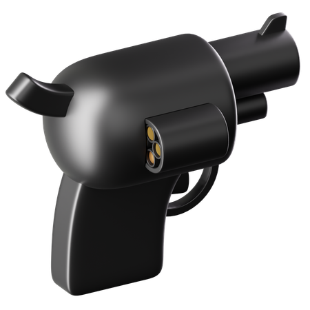 Gun  3D Icon