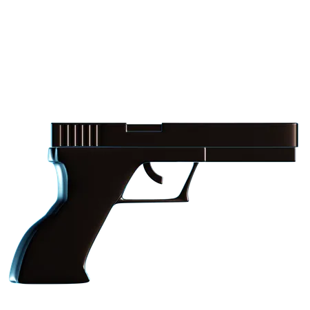 Gun  3D Illustration