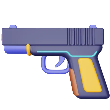 Gun 3D Icon