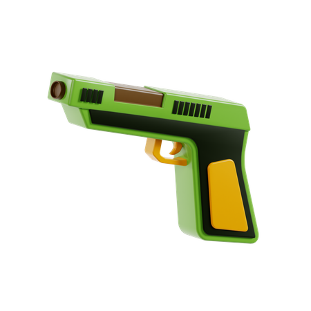 Gun  3D Icon