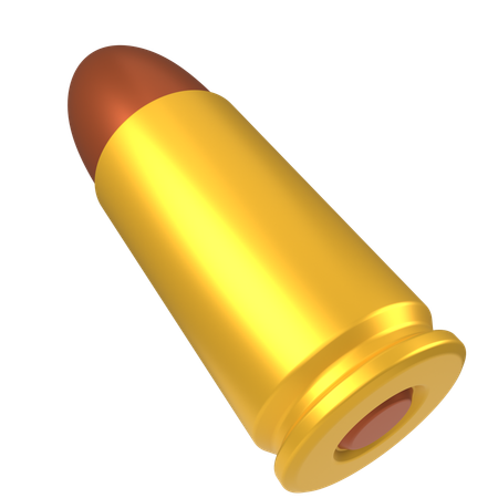 Gun Bullet  3D Icon