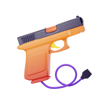 Gun Stick  3D Icon
