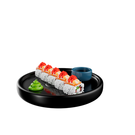 Gunkan Maki Sushi  3D Icon