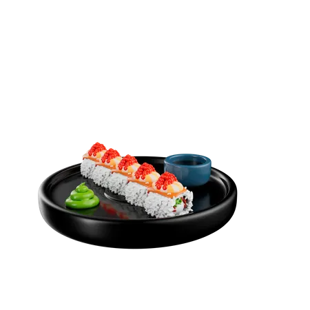 Gunkan Maki Sushi  3D Icon