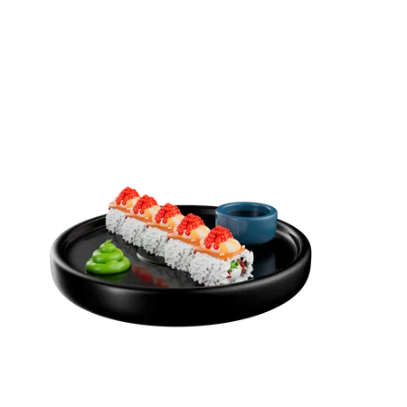 Utiliser des makis sushis  3D Icon