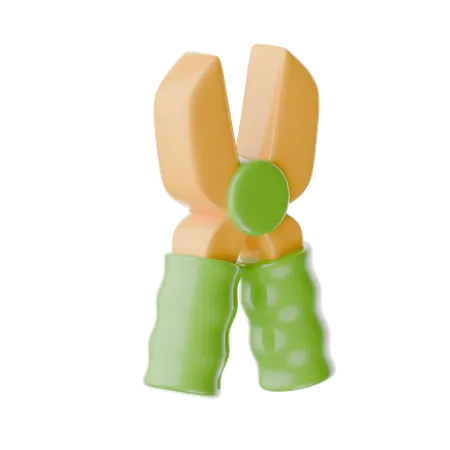 Gunting  3D Icon