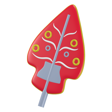 Gunungan Wayang  3D Icon