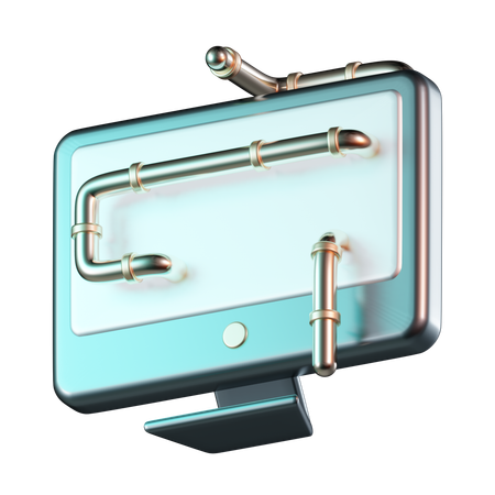 Gusano informático  3D Icon