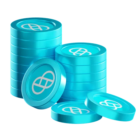 Gusd Coin Stacks  3D Icon