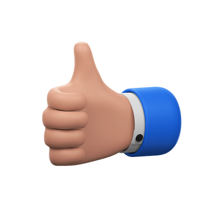 Gute Handbewegung  3D Icon