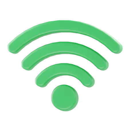 Gute WLAN-Verbindung  3D Icon