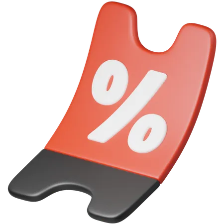 Coupon  3D Icon