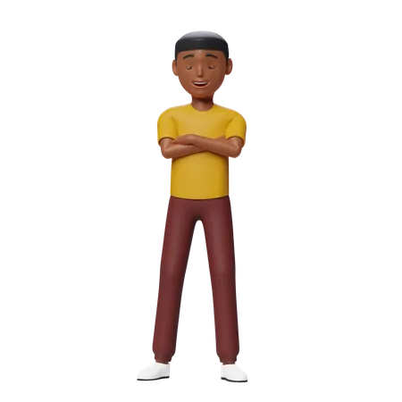 Guy Standing 3D Illustration