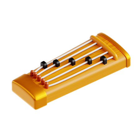 Guzheng  3D Icon