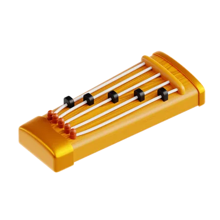 Guzheng  3D Icon