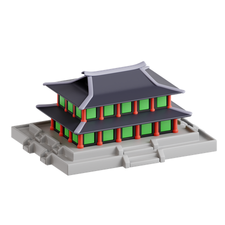 Gyeongbokgung  3D Icon