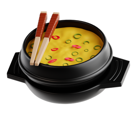 Gyeran Jjim  3D Icon