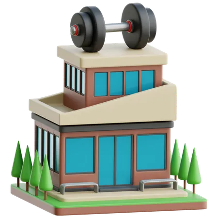 Gym  3D Icon