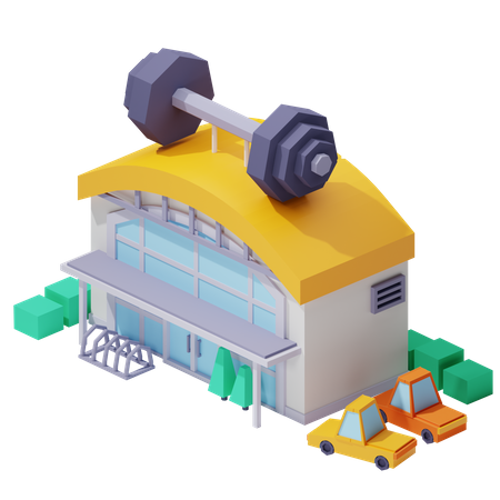 Gym  3D Icon