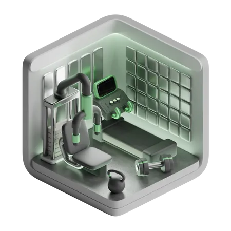 Gym  3D Icon