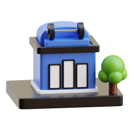 Gym  3D Icon