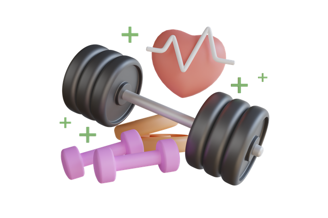 Gym  3D Illustration