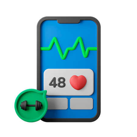 Gym App  3D Icon