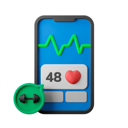 Gym App  3D Icon