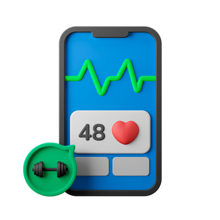 Gym App  3D Icon