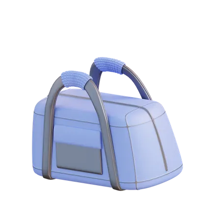 3 D Illustration Of Gym Tools Bag 3D Icon