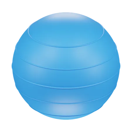 3 D Gym Ball Illustration 3D Icon