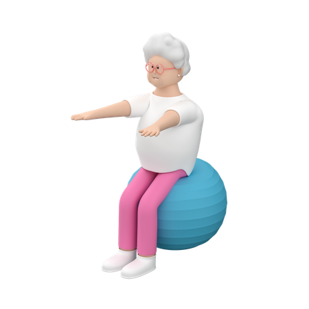 ジムボール  3D Icon