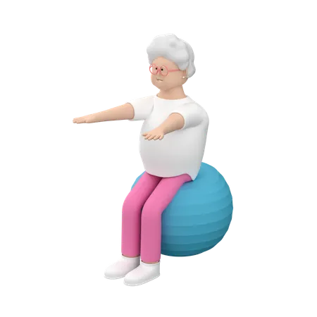ジムボール  3D Icon