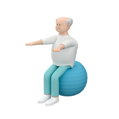 ジムボール  3D Icon