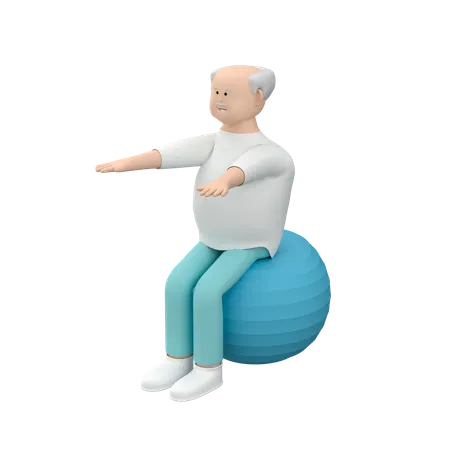 ジムボール  3D Icon