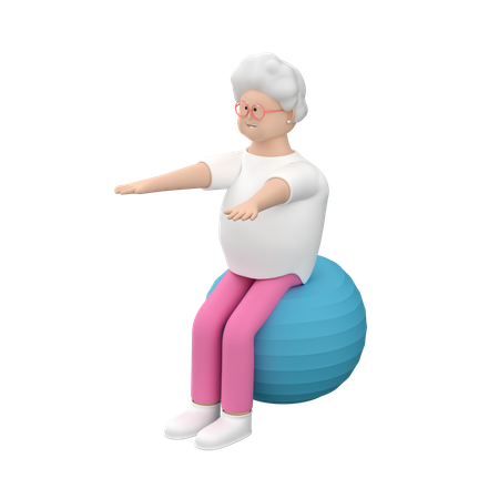 Gym Ball  3D Icon