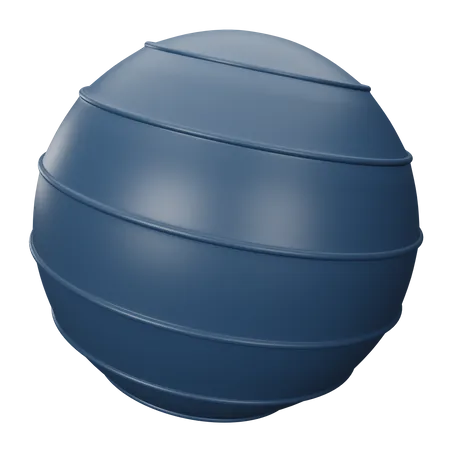 3 D Gym Ball Illustration 3D Icon