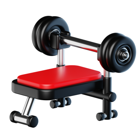 Gym Bench  3D Icon