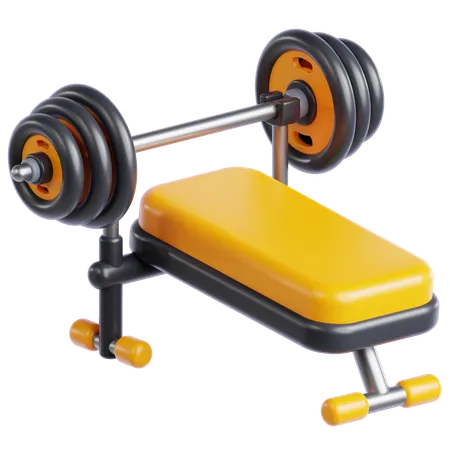 Gym Bench  3D Icon