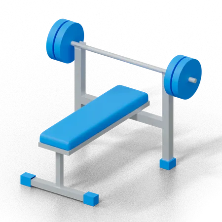 Gym Bench  3D Icon