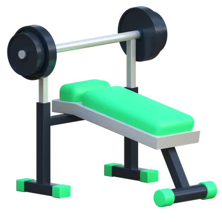 Gym Bench Icon Gym And Fitness 3 D Illustration 3D Icon