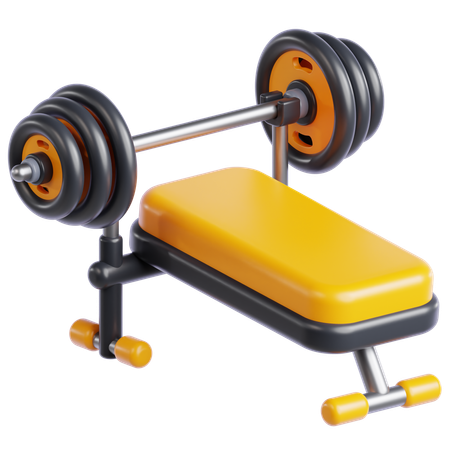 Gym Bench  3D Icon