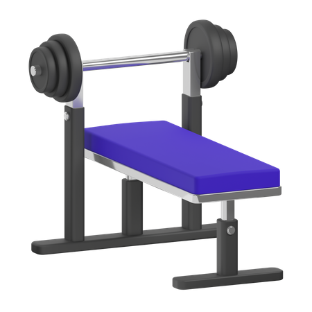 Gym Bench  3D Icon