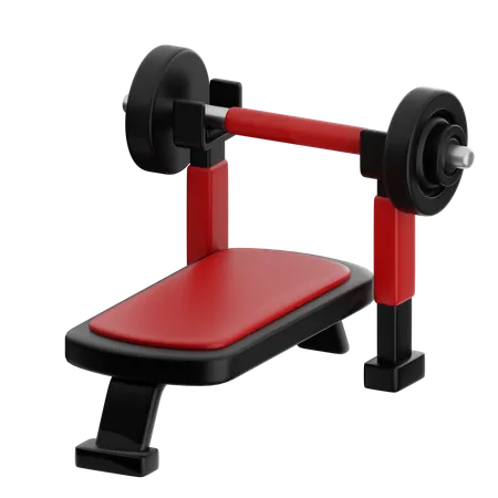 Gym Bench Press  3D Icon