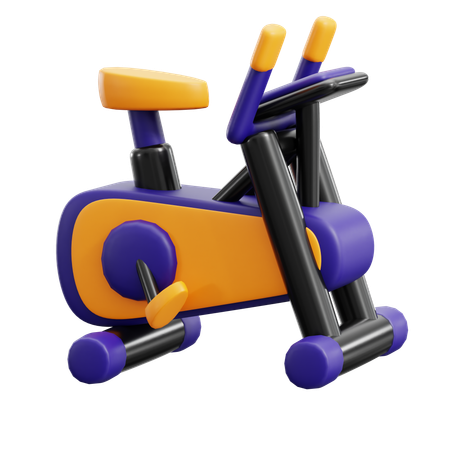 Gym Bicycle  3D Icon